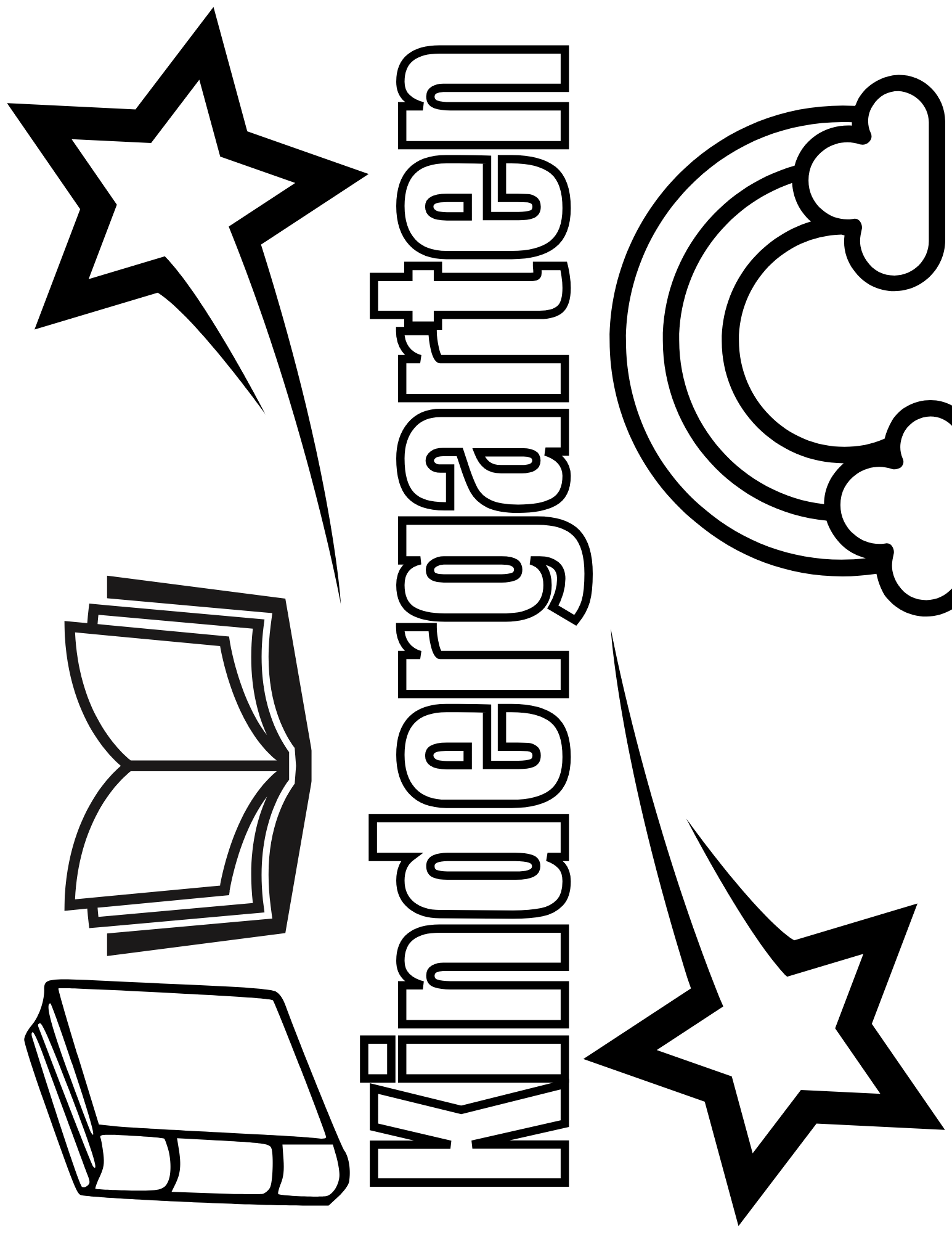 Kindergarten worksheet page 2